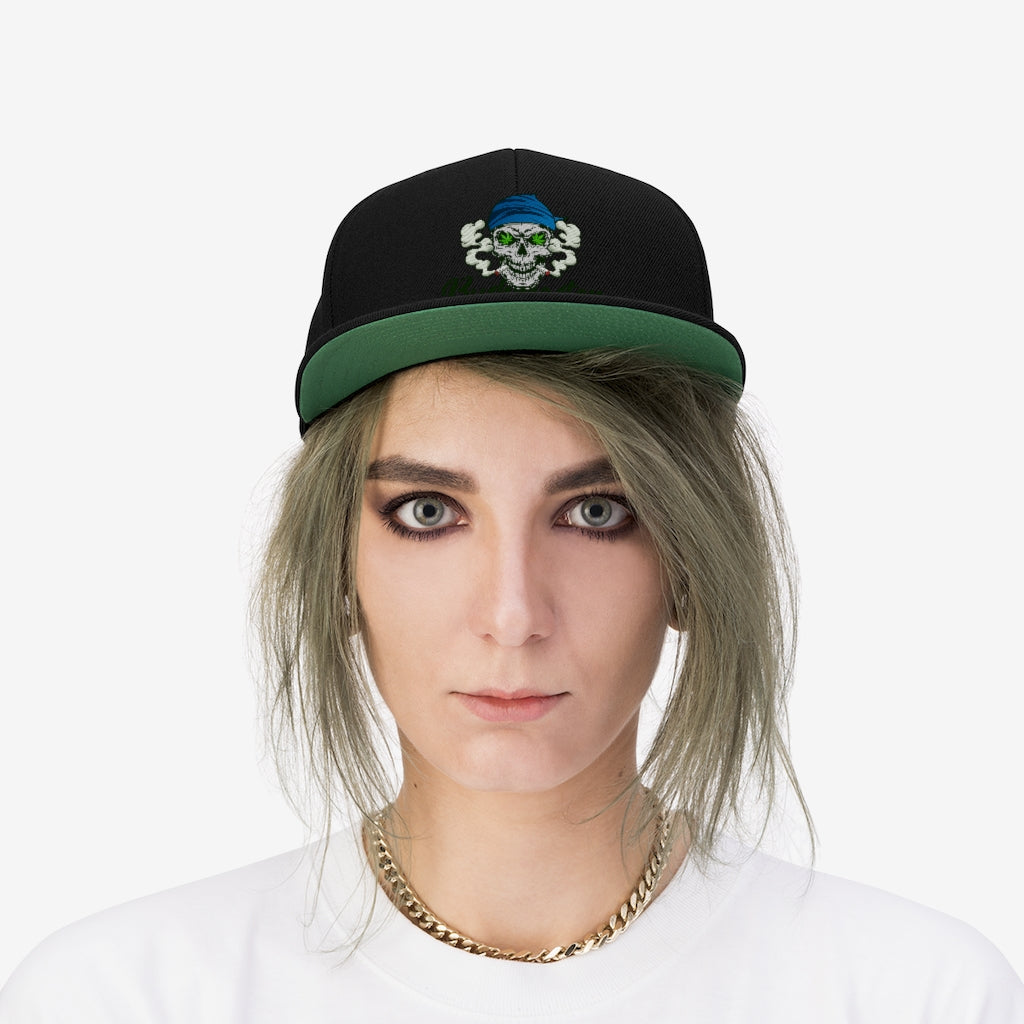 Unisex Flat Bill Hat